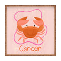 Little Om Zodiac Signs Cancer Square Tray