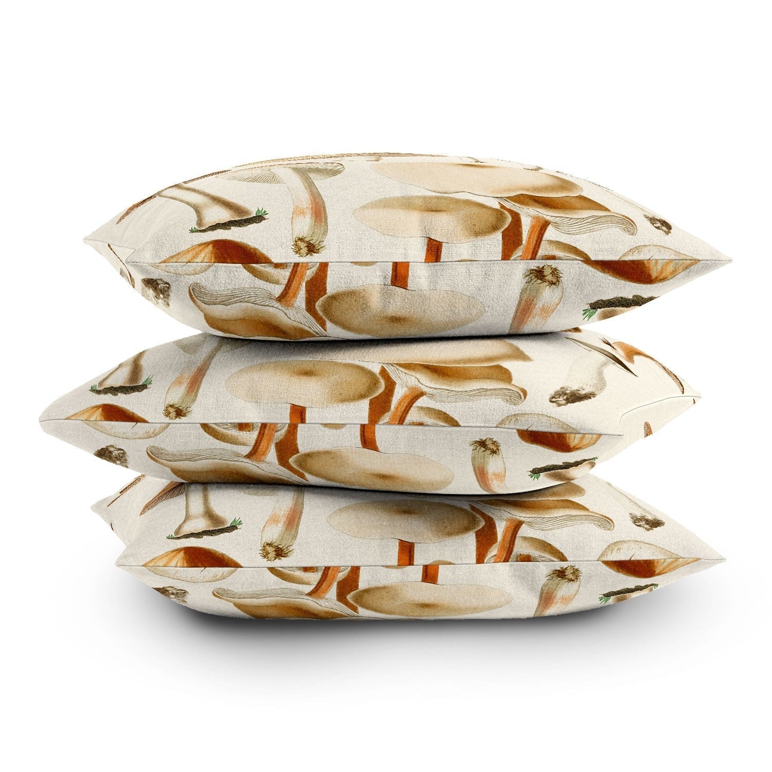 Gal Design Mushrooms Collection Outdoor Throw Pillow