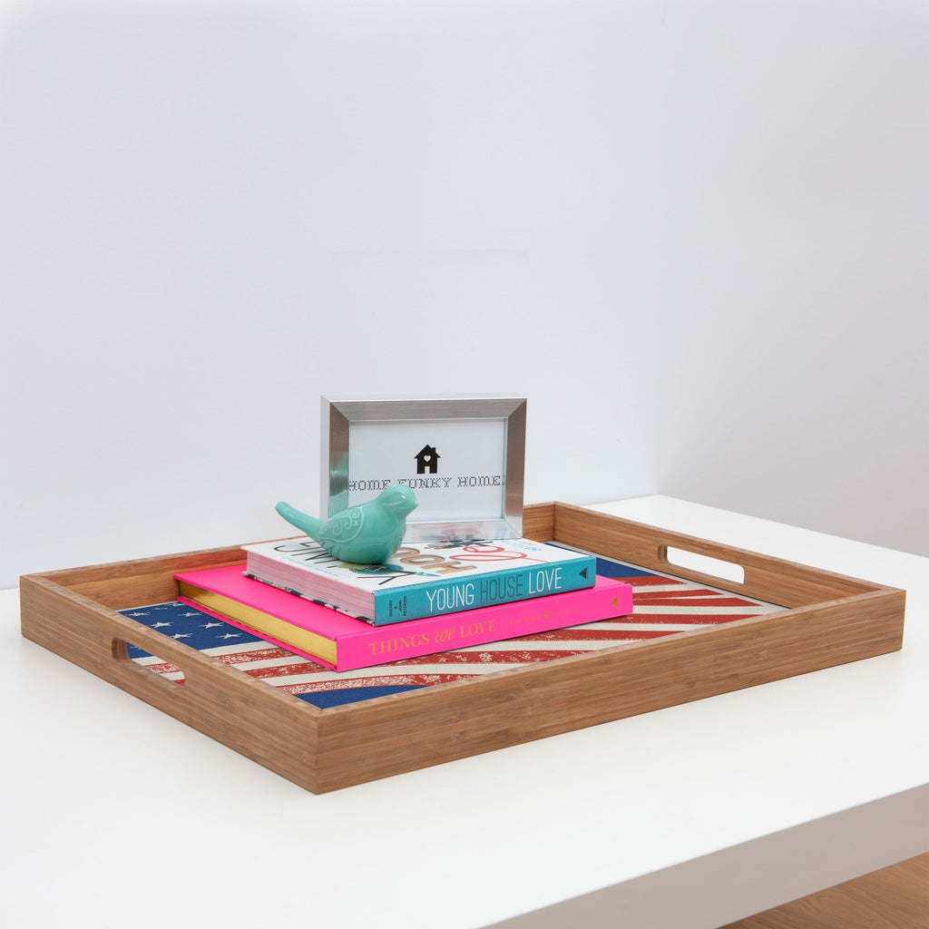 DENY Designs Stars n Stripes Semiquincentennial Rectangular Tray