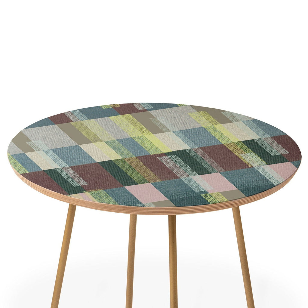 Marta Barragan Camarasa Dynamic Linear Blocks Round Side Table