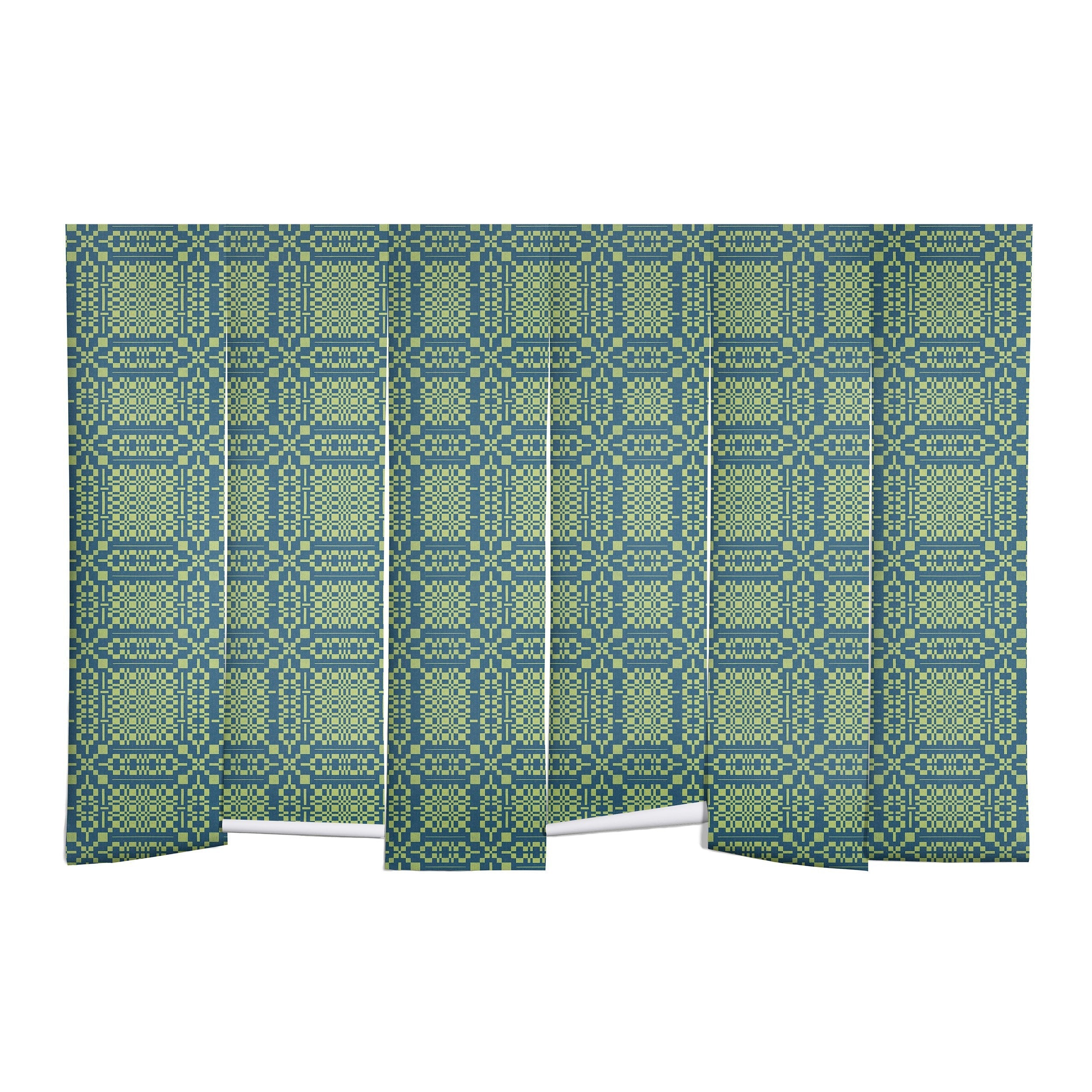 Marta Barragan Camarasa Nostalgic Grid Design Wall Mural