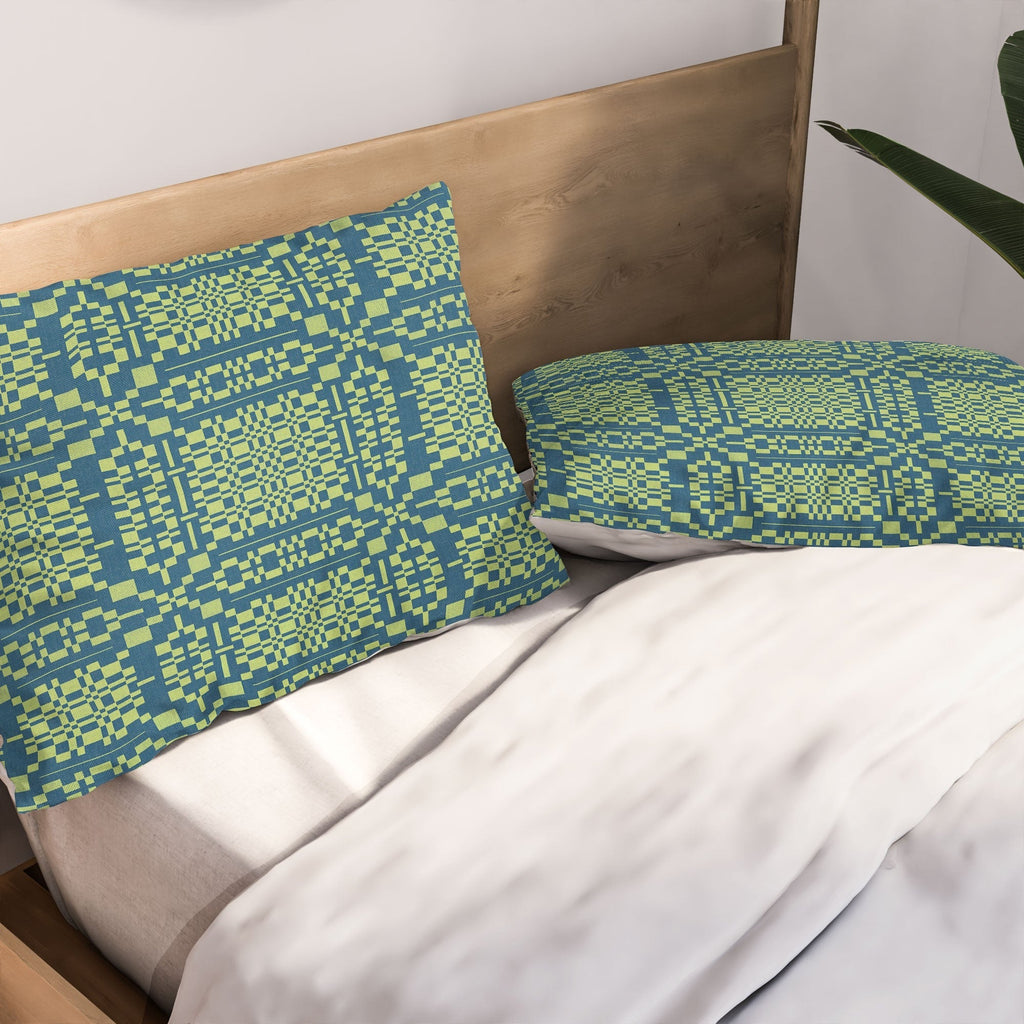 Marta Barragan Camarasa Nostalgic Grid Design Pillow Shams