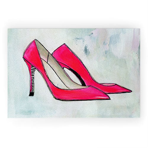 Sophia Buddenhagen Neon Walk Welcome Mat