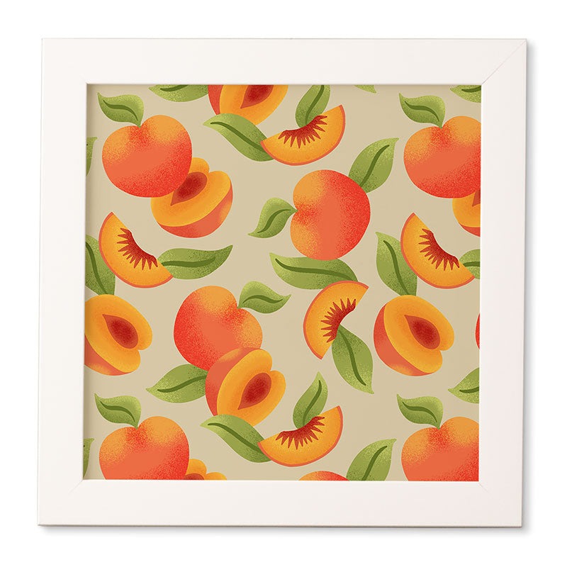 Jessica Molina Peach Pattern Framed Wall Art