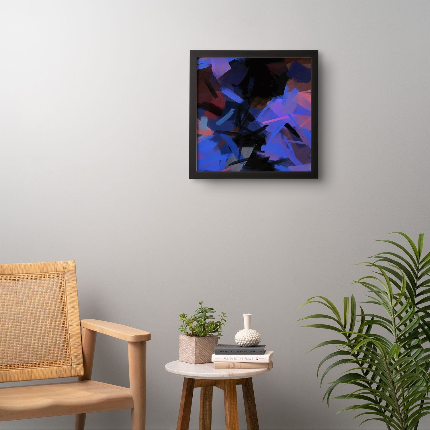 83 Oranges Midnight Sparks Framed Wall Art