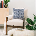 Avenie BR Navy Tiger Stripes Throw Pillow