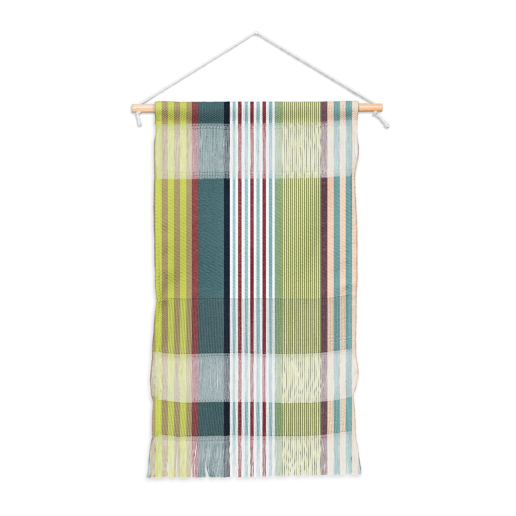 Marta Barragan Camarasa Colorful Stripe Delight Wall Hanging Portrait
