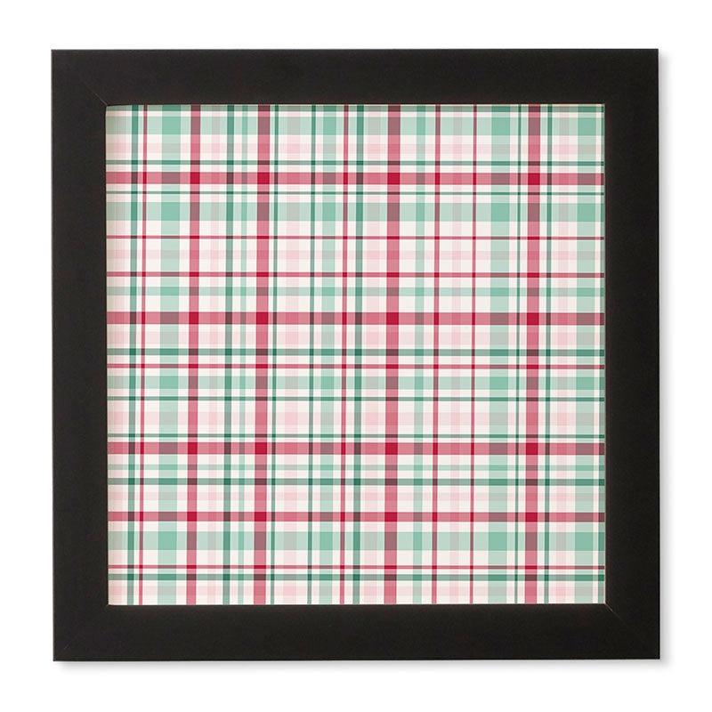 Lisa Argyropoulos Merry Vintage Plaid Framed Wall Art