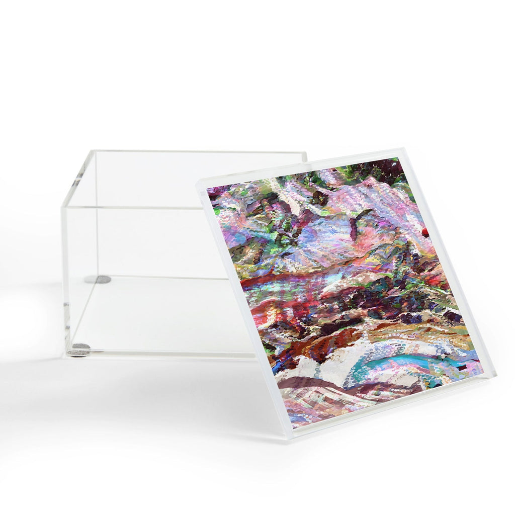 83 Oranges Sequin Haze Acrylic Box