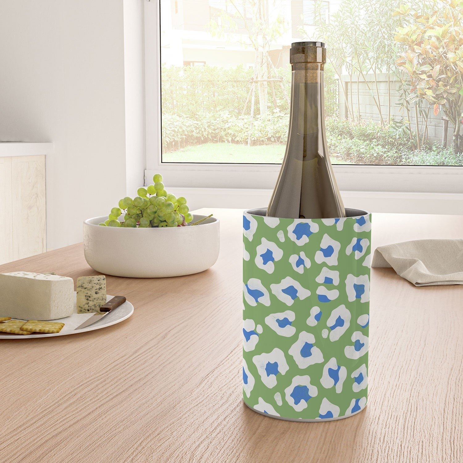 Avenie BR Cheetah Print Wine Chiller