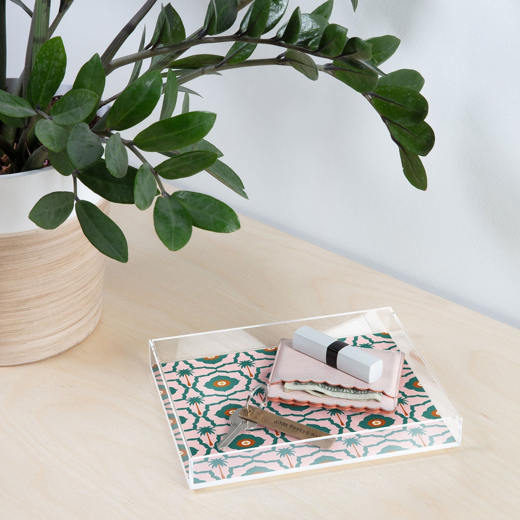 Design by Spark Mid Mod Palm Springs Acrylic Tray