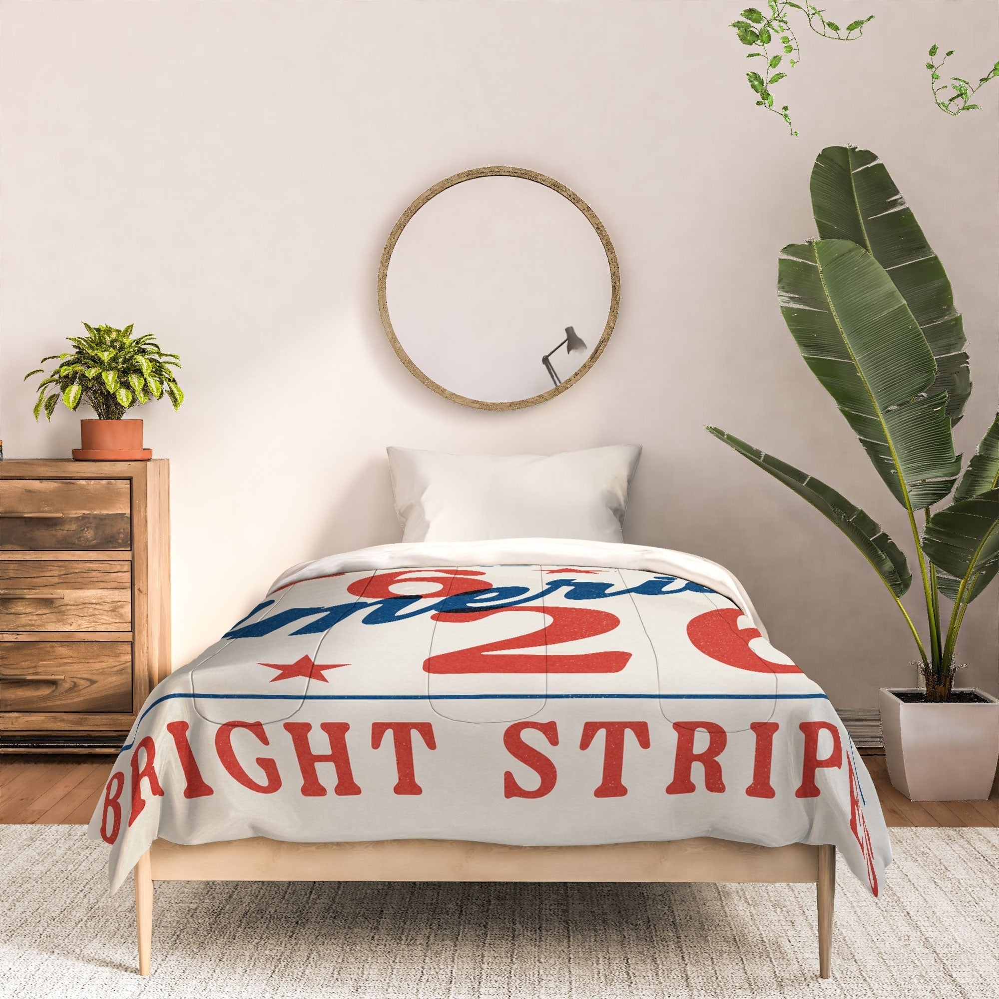DENY Designs Bright Stars Bright Stripes Comforter