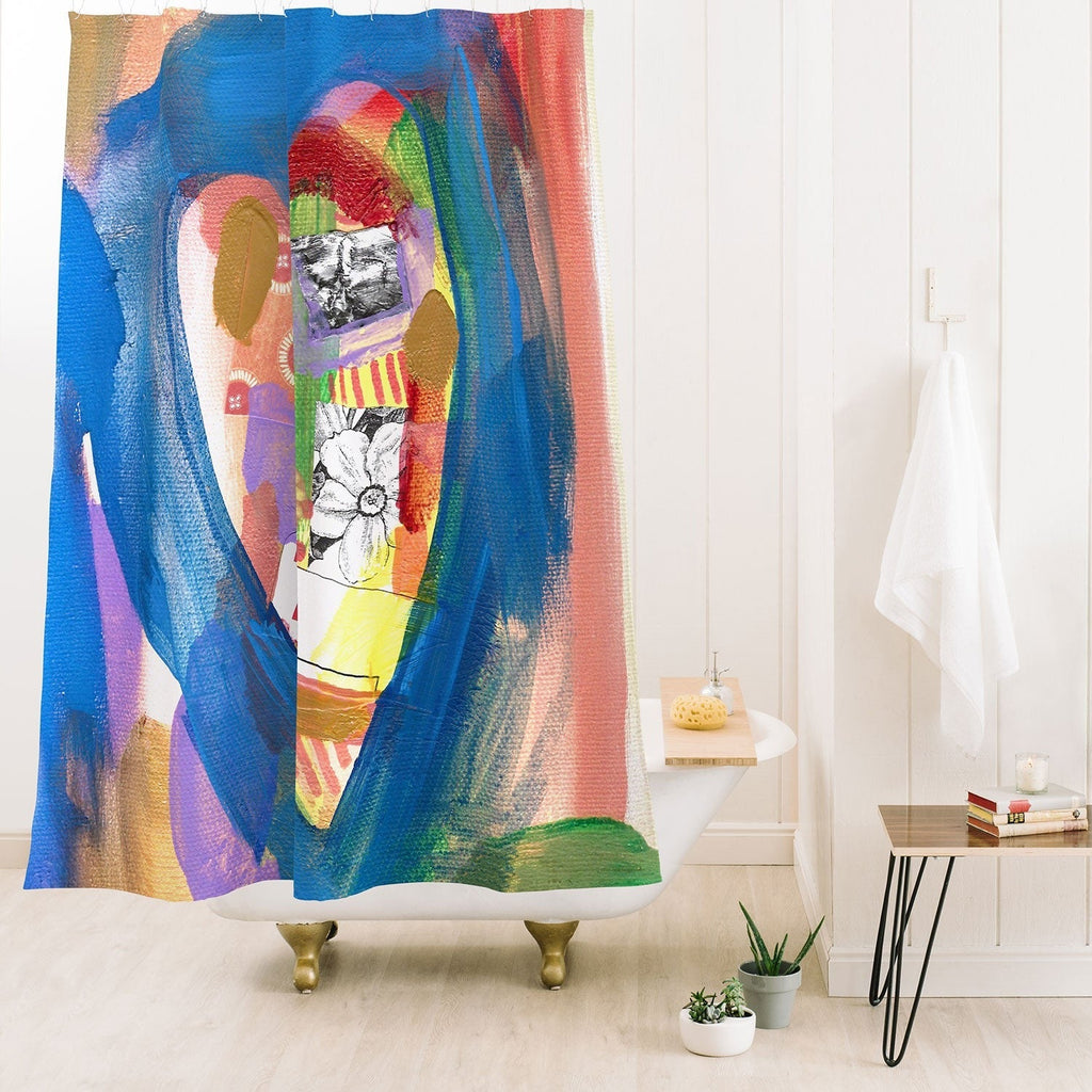 Natalie Baca Lucky in Love Shower Curtain
