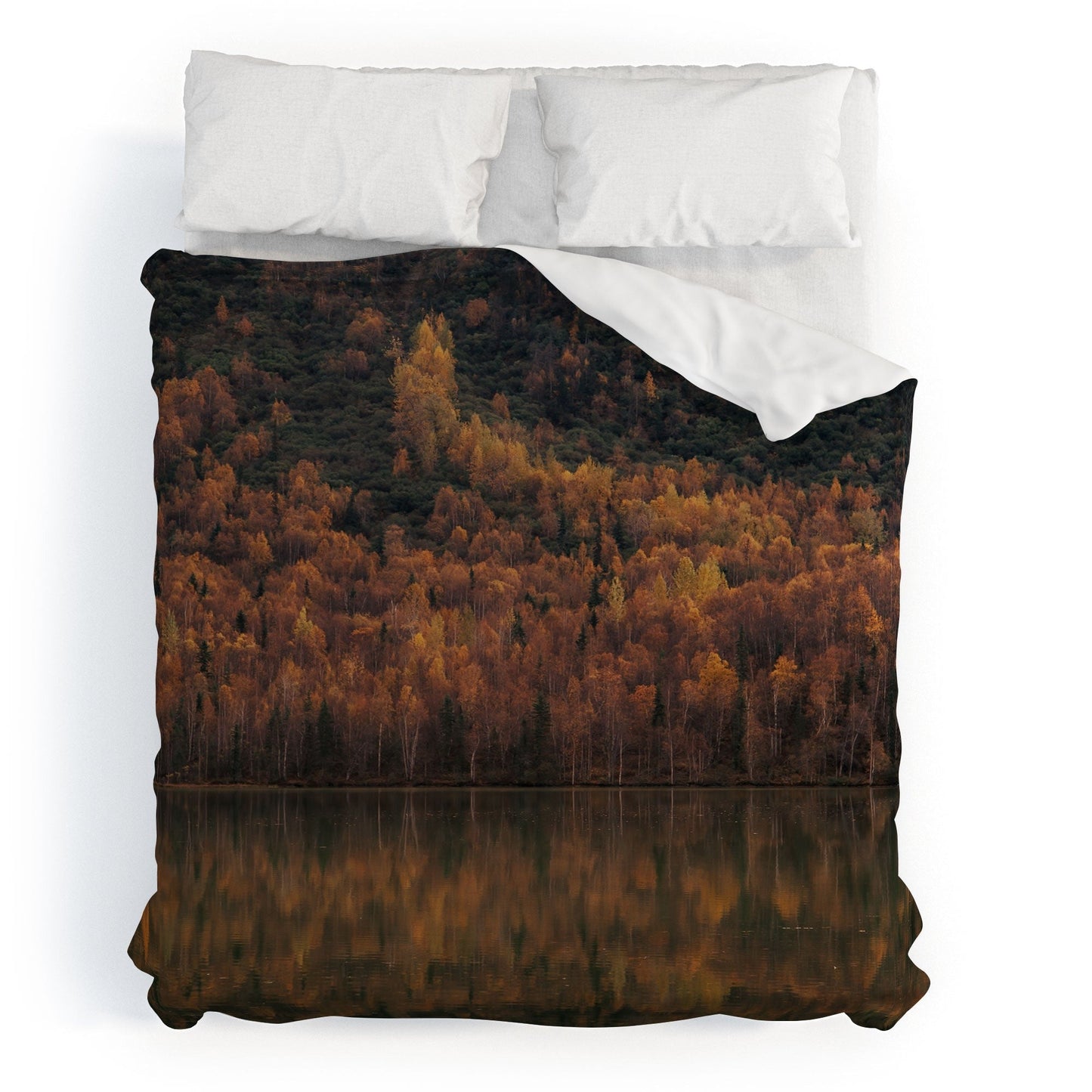 Hannah Kemp Fall Lake Duvet Cover