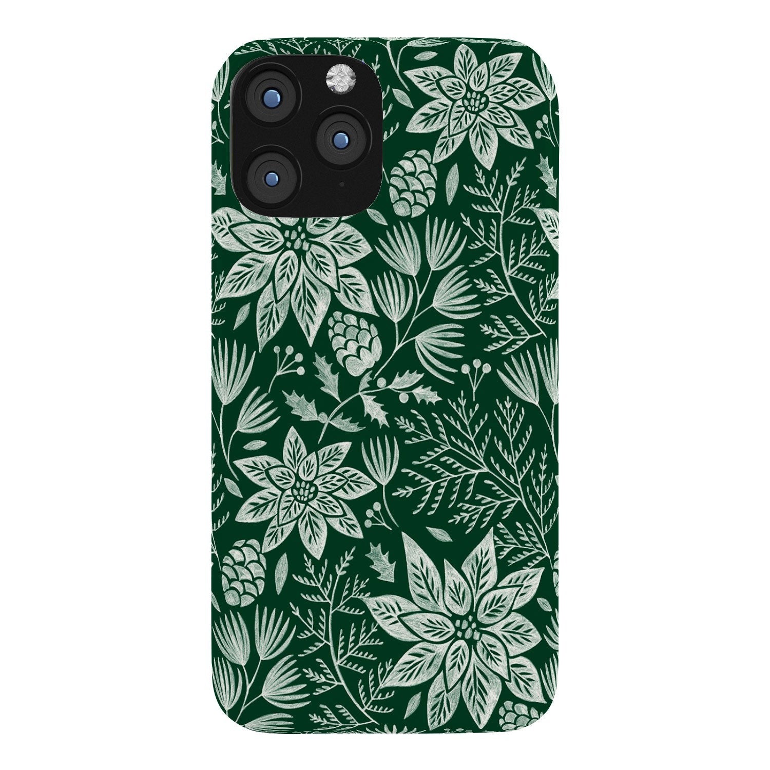 Pimlada Phuapradit Christmas Poinsettia Phone Case