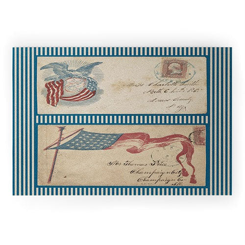 DENY Designs Civil War Envelopes Welcome Mat