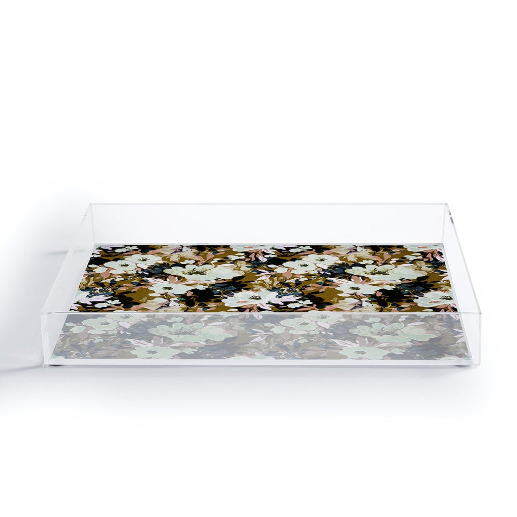 Marta Barragan Camarasa Romantic Floral Fusion Acrylic Tray