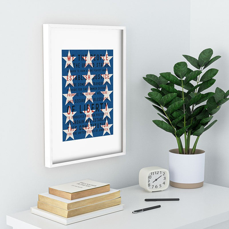 DENY Designs Starred Preamble Recessed Framing Rectangle