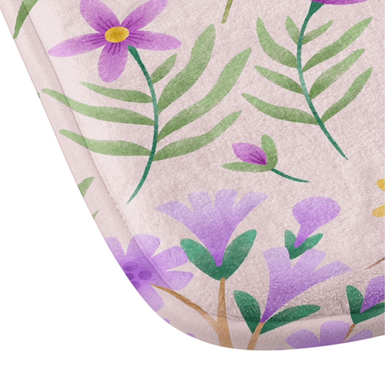 Pimlada Phuapradit Ditsy Spring Floral Memory Foam Bath Mat
