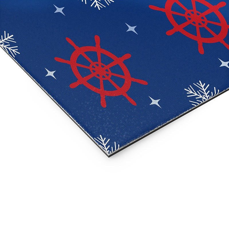 Design by Spark Holiday Helms and Snowflakes Welcome Mat