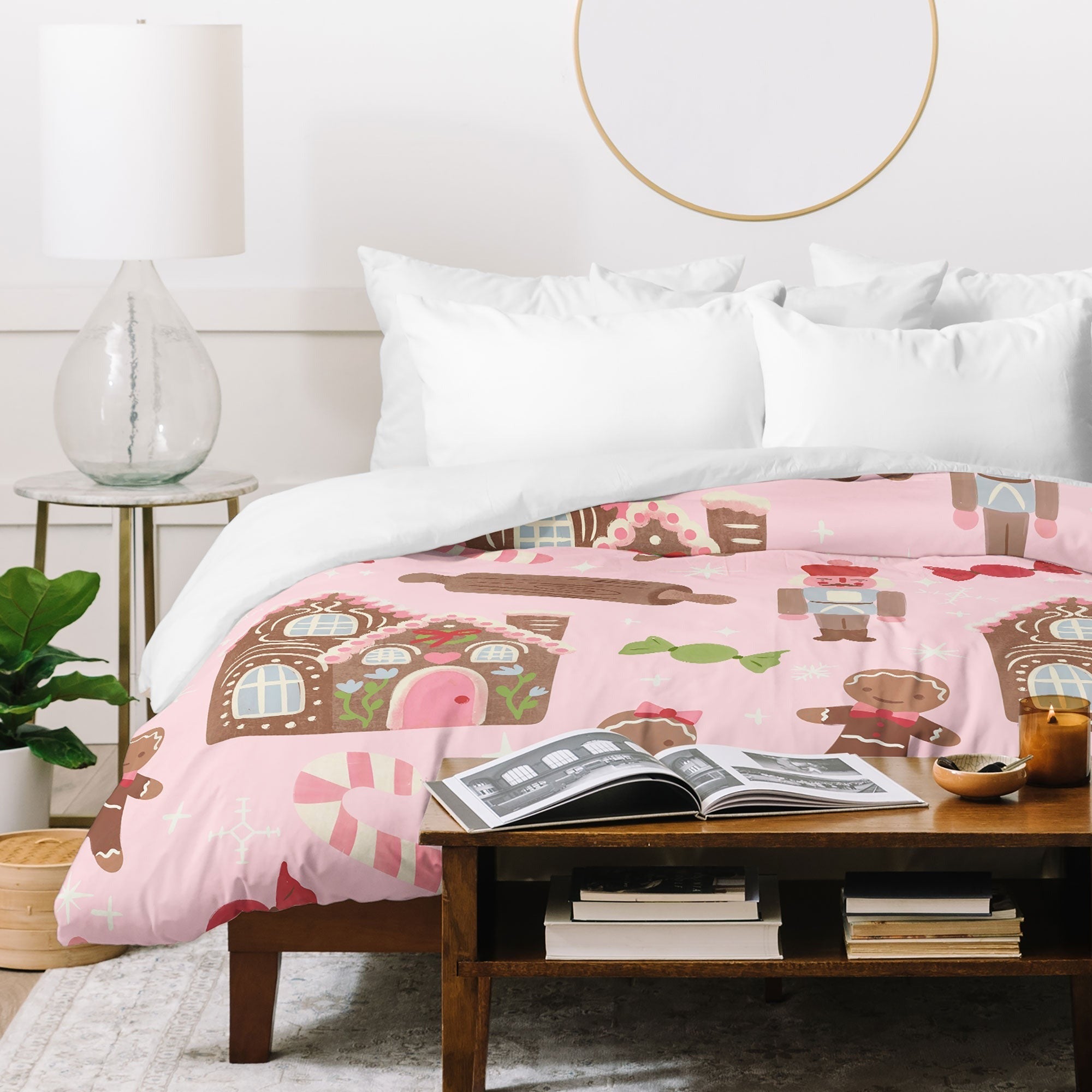 carriecantwell Sweet Christmas Holidays Duvet Cover