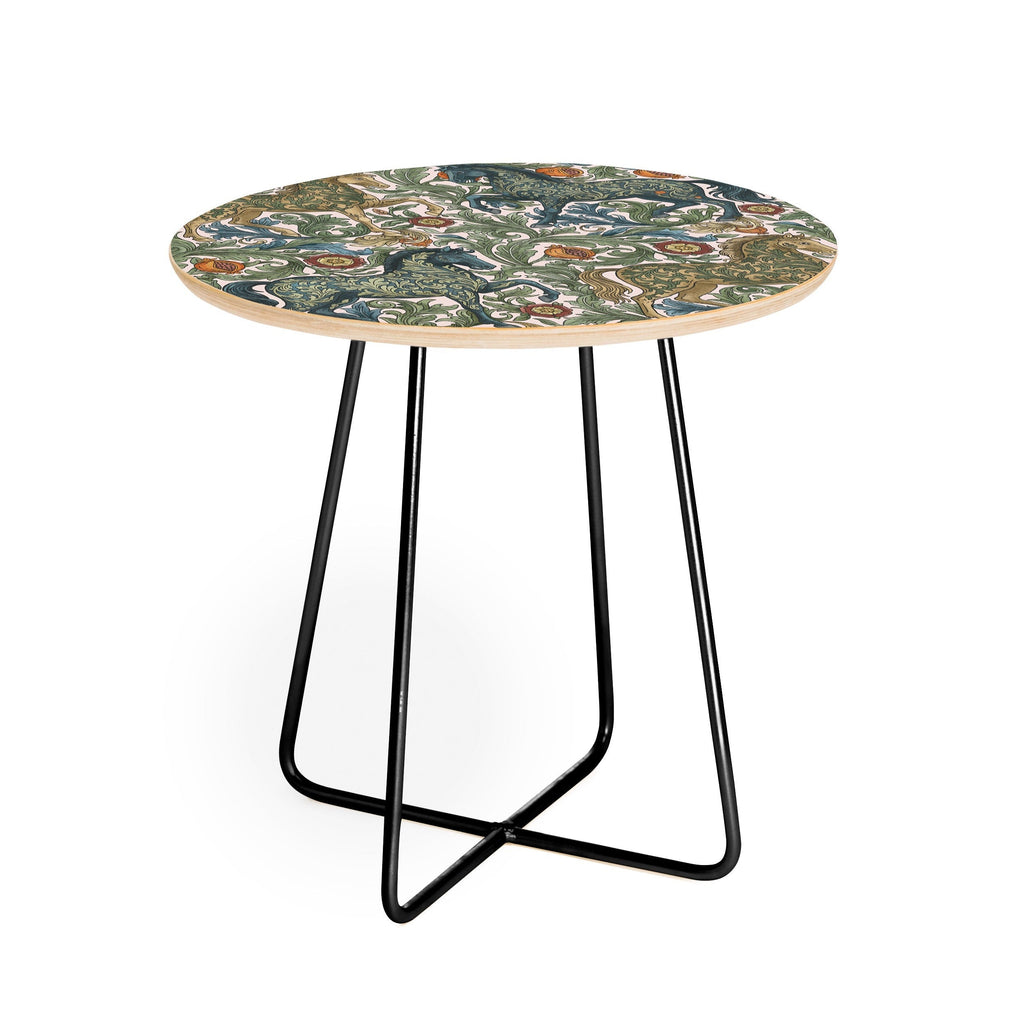 Marta Barragan Camarasa Renaissance Horse Garden Round Side Table