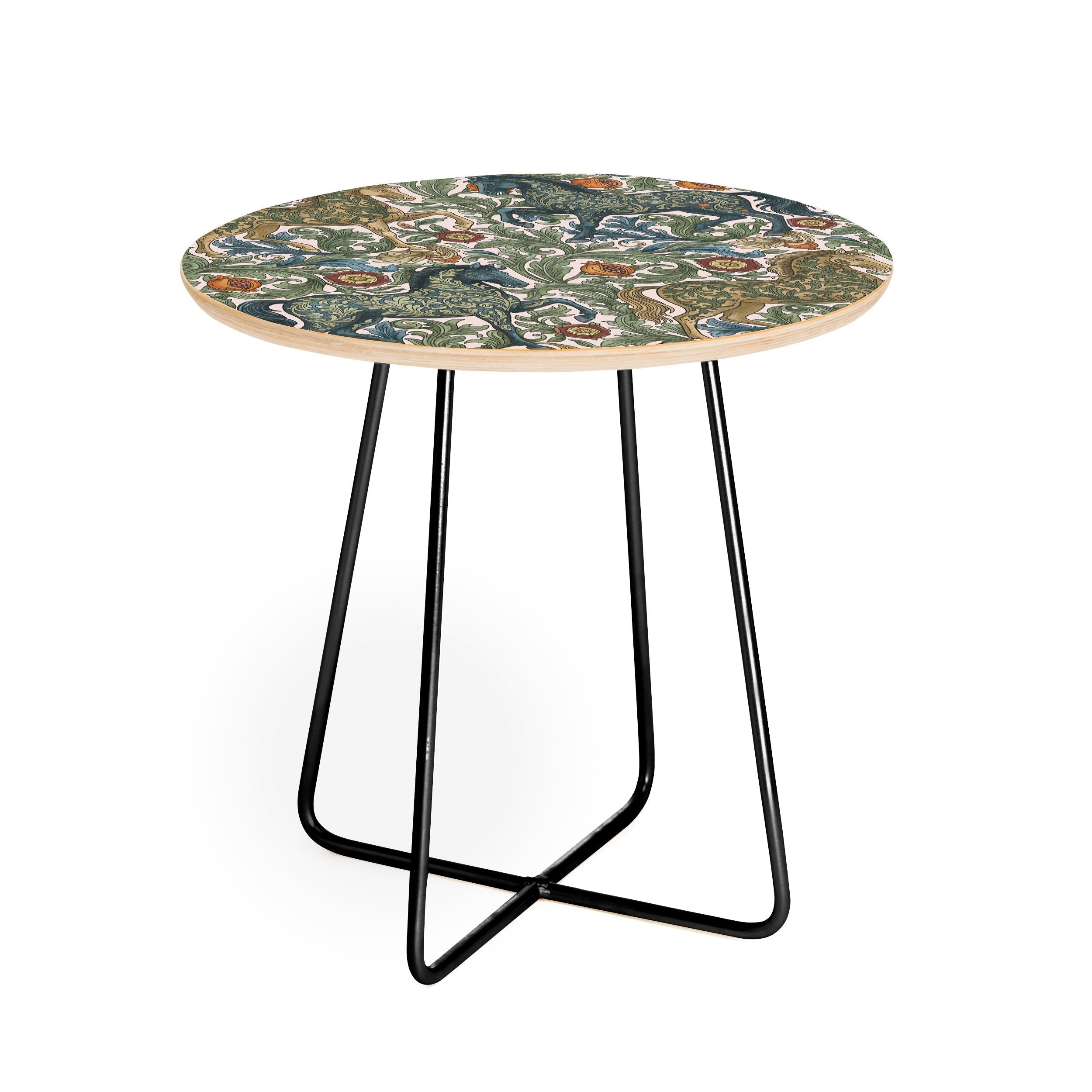 Marta Barragan Camarasa Renaissance Horse Garden Round Side Table