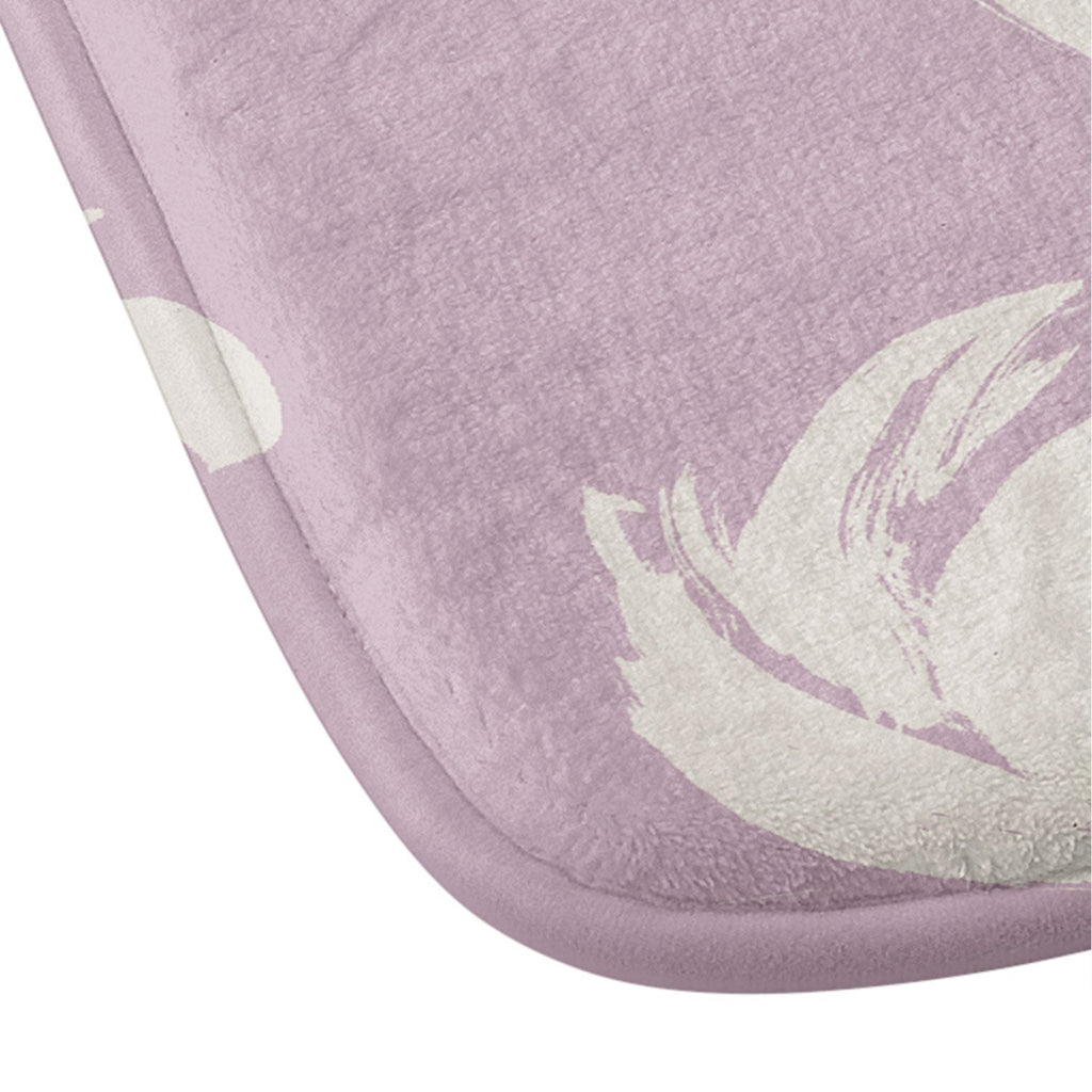 Gabriela Fuente Martine Lilac Memory Foam Bath Mat