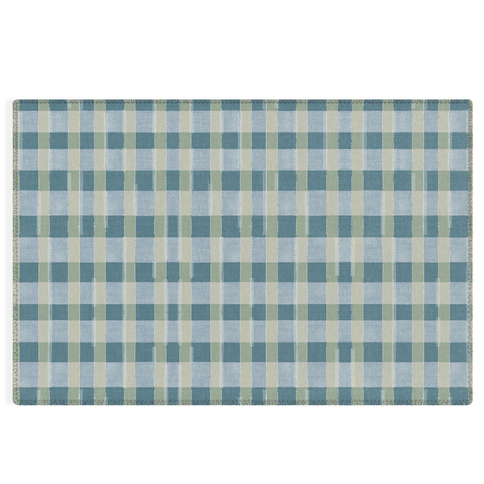 Marta Barragan Camarasa Country Style Checks Outdoor Rug