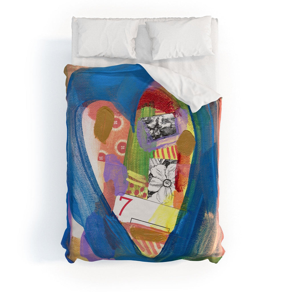 Natalie Baca Lucky in Love Duvet Cover