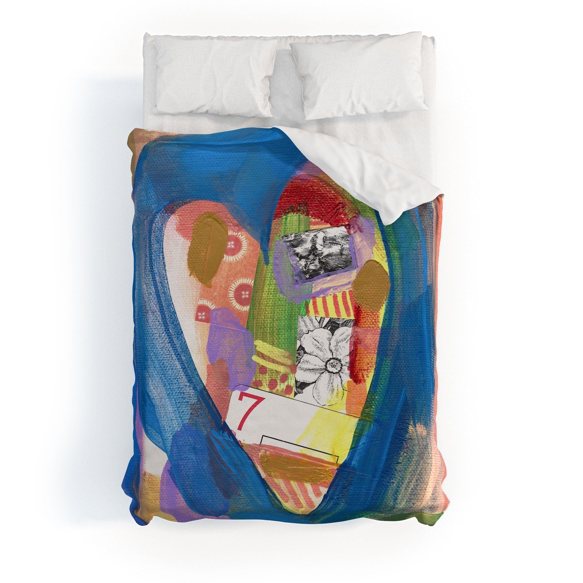 Natalie Baca Lucky in Love Duvet Cover