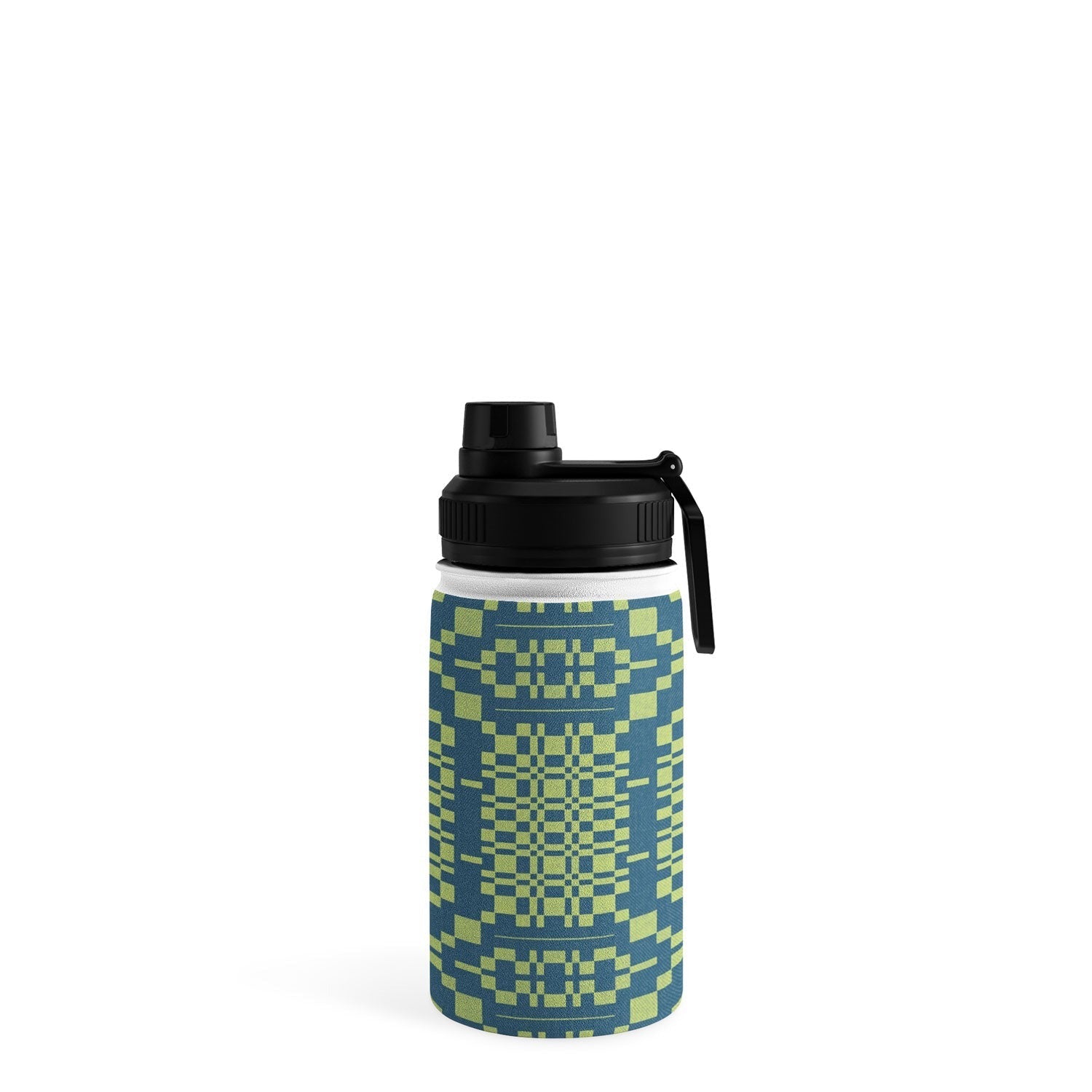 Marta Barragan Camarasa Nostalgic Grid Design Water Bottle