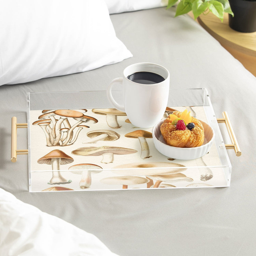 Gal Design Mushrooms Collection Acrylic Tray