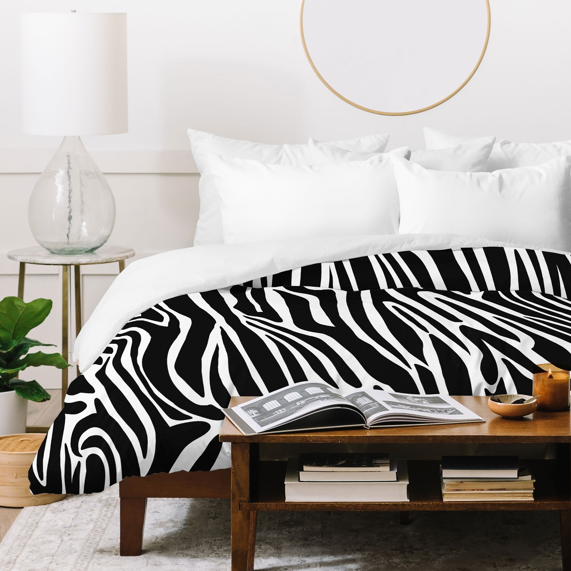 Jennifer Labre Wild Zebra Duvet Cover