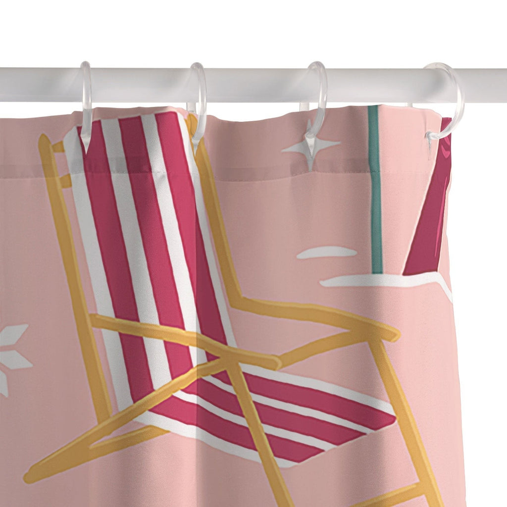 Design by Spark Apres Ski Holiday Shower Curtain
