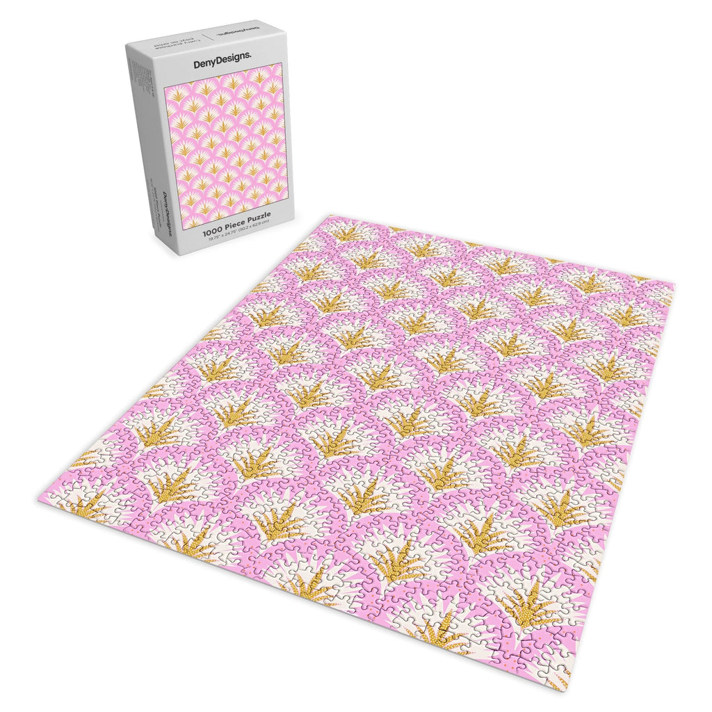 Jennifer Labre Pink Palmetto Puzzle