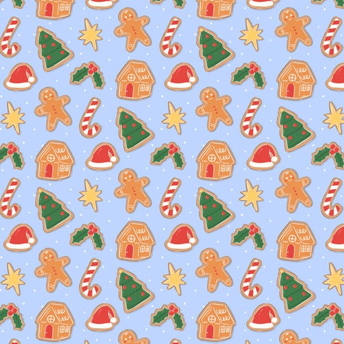 Love_Ryming Christmas Cookies Wall Mural