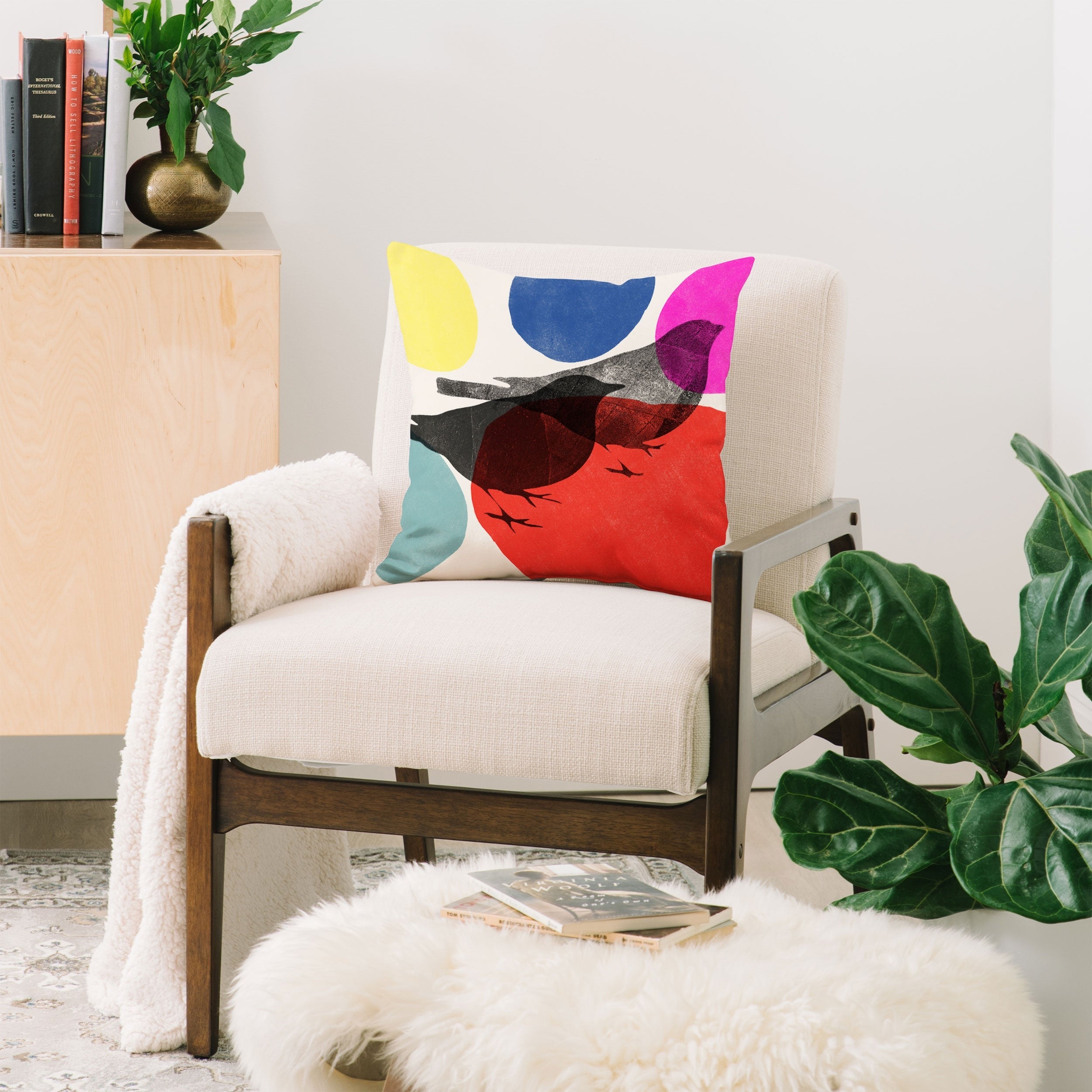 Garima Dhawan wild 2d Throw Pillow