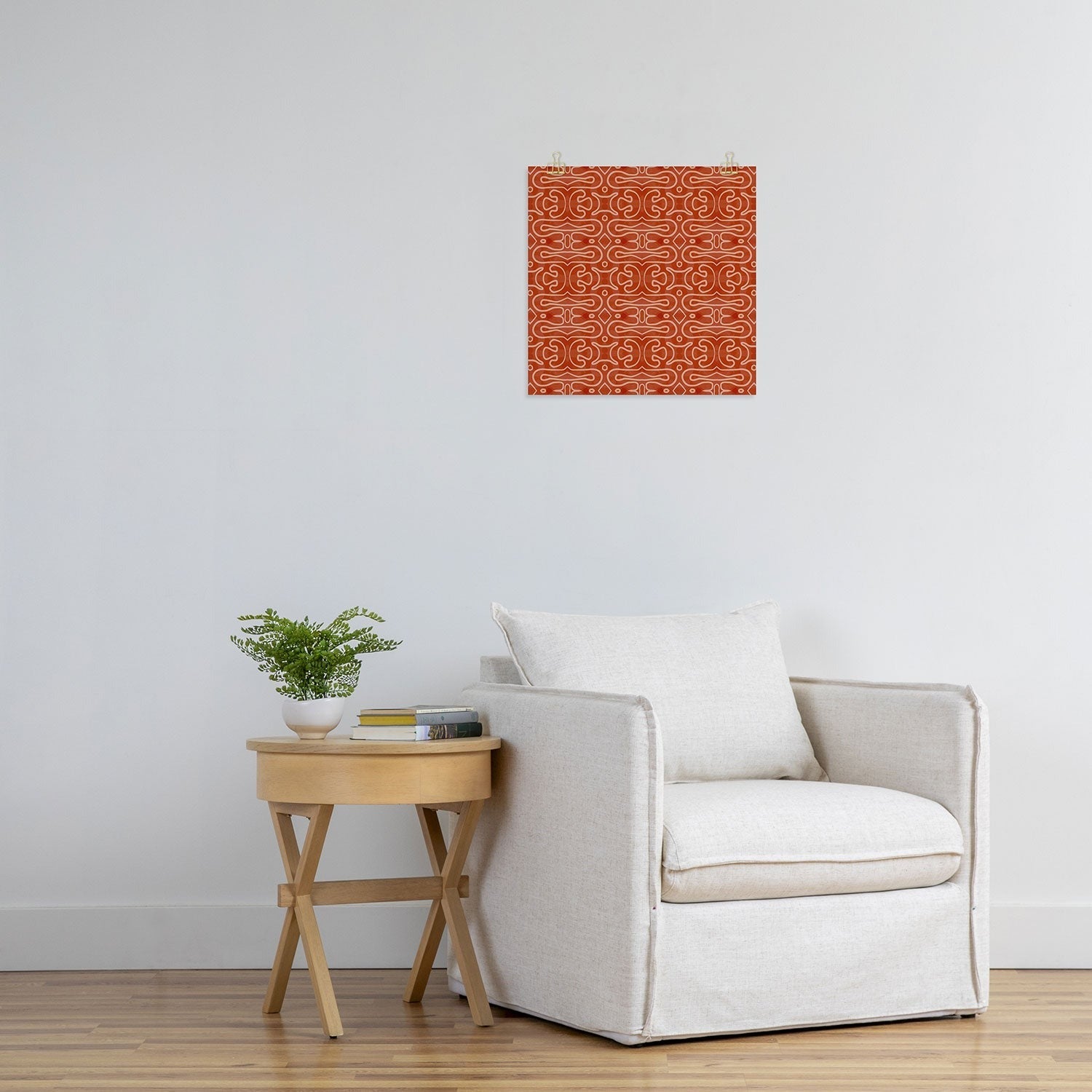 Mirimo Venexiana Burnt Orange Art Print