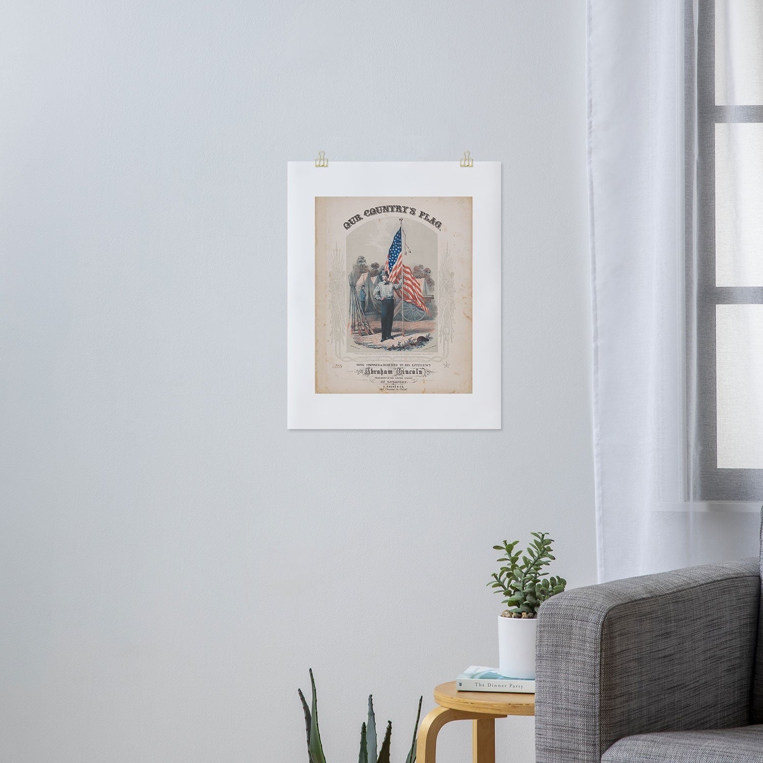 DENY Designs Our Country s Flag Art Print