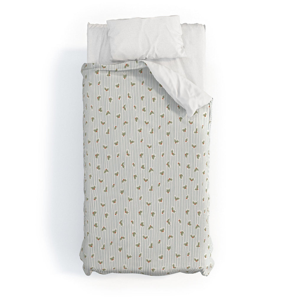 CoastL Studio Hand Drawn Holly Stripe Duvet Cover