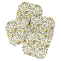 Ninola Design Botanic Retreat Tropical Jungle Leaves Botanical Green Orange Coaster Set