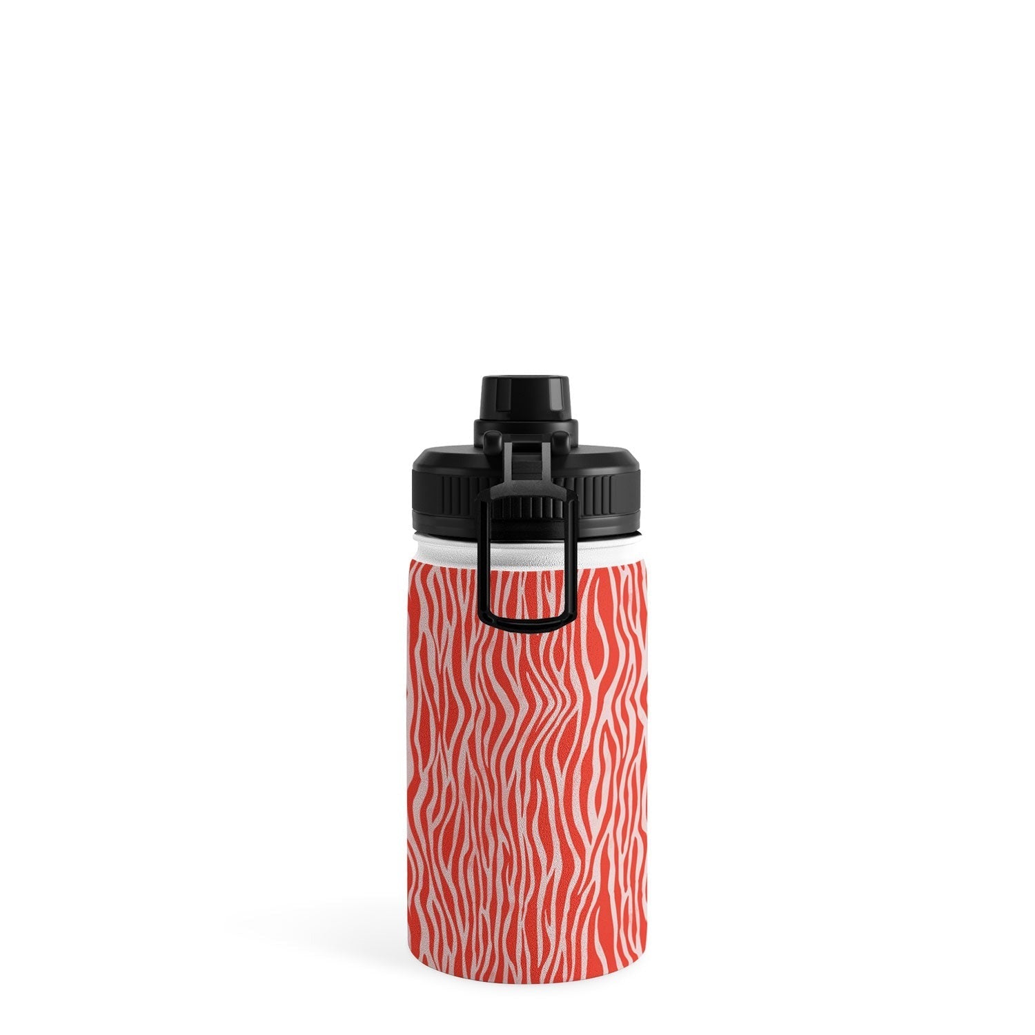 Avenie BR Red Zebra Stripe Water Bottle