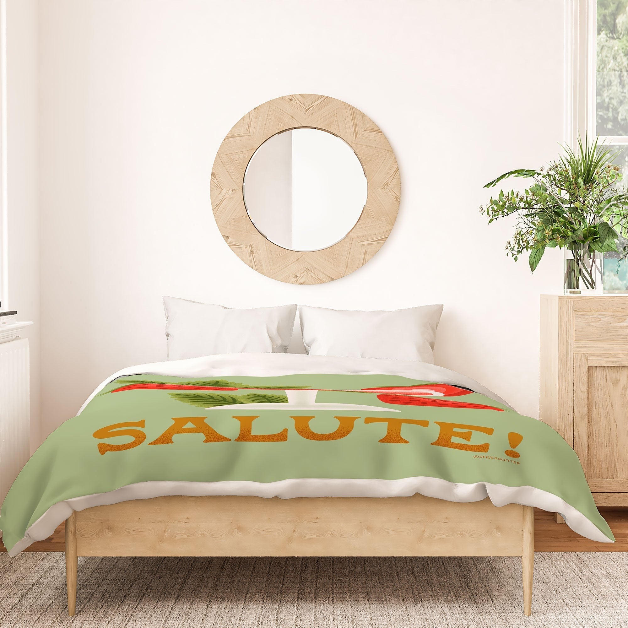 Jessica Molina Rossini Duvet Cover