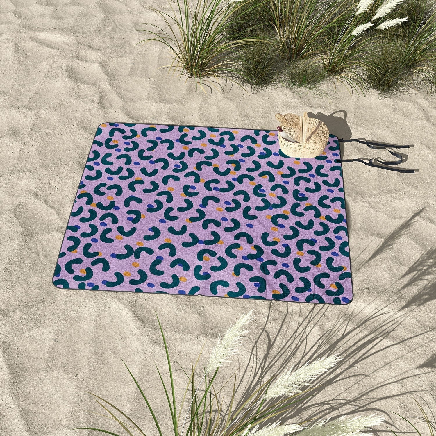 Camilla Foss Pebbles Mix Picnic Blanket