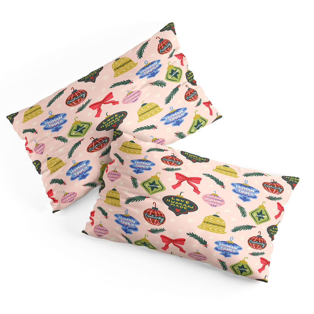Design by Spark Love Human Made Christmas Ornaments Pillow Shams