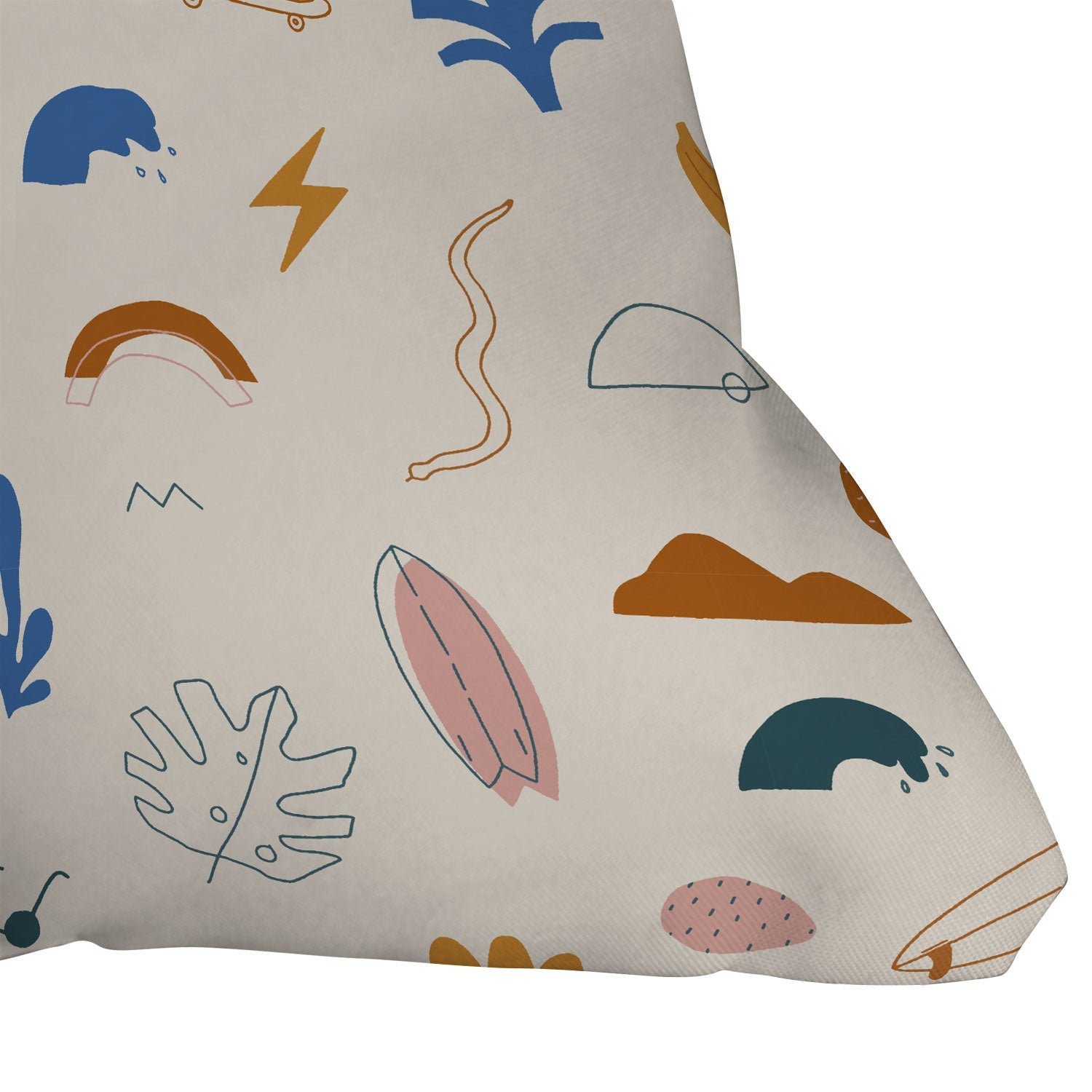 Tasiania Good vibes 2 Outdoor Throw Pillow