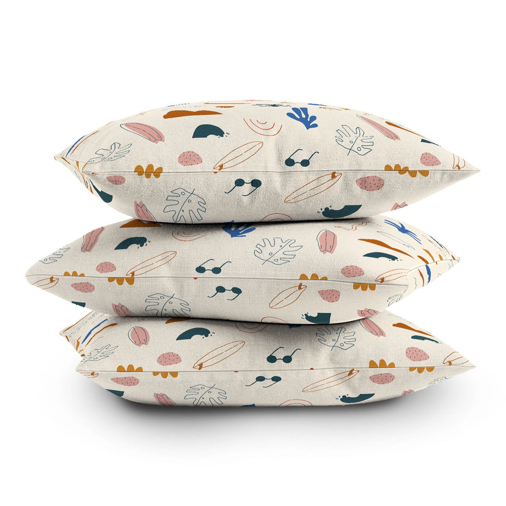Tasiania Good vibes 2 Outdoor Throw Pillow