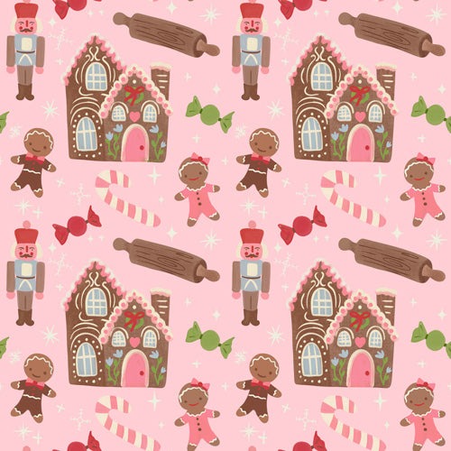 carriecantwell Sweet Christmas Holidays Shower Curtain