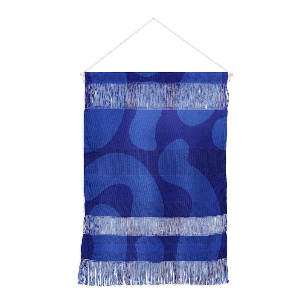 Camilla Foss Blue Pebble Wall Hanging Portrait
